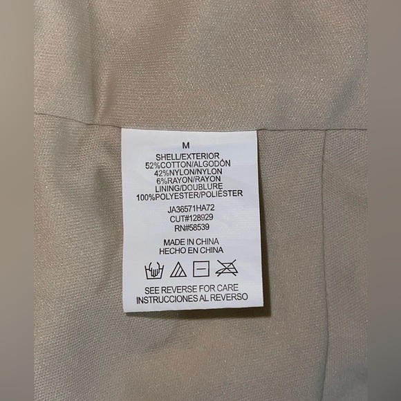 Speechless A Line Nude Ivory Surplice Floral Lace Mini Dress Junior Size M - Picture 5 of 6